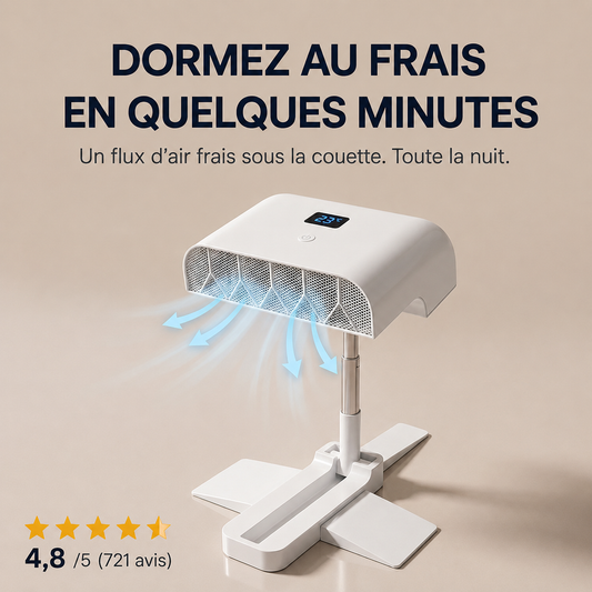 Bordlit™ Climatiseur rafraîchissant pour lit